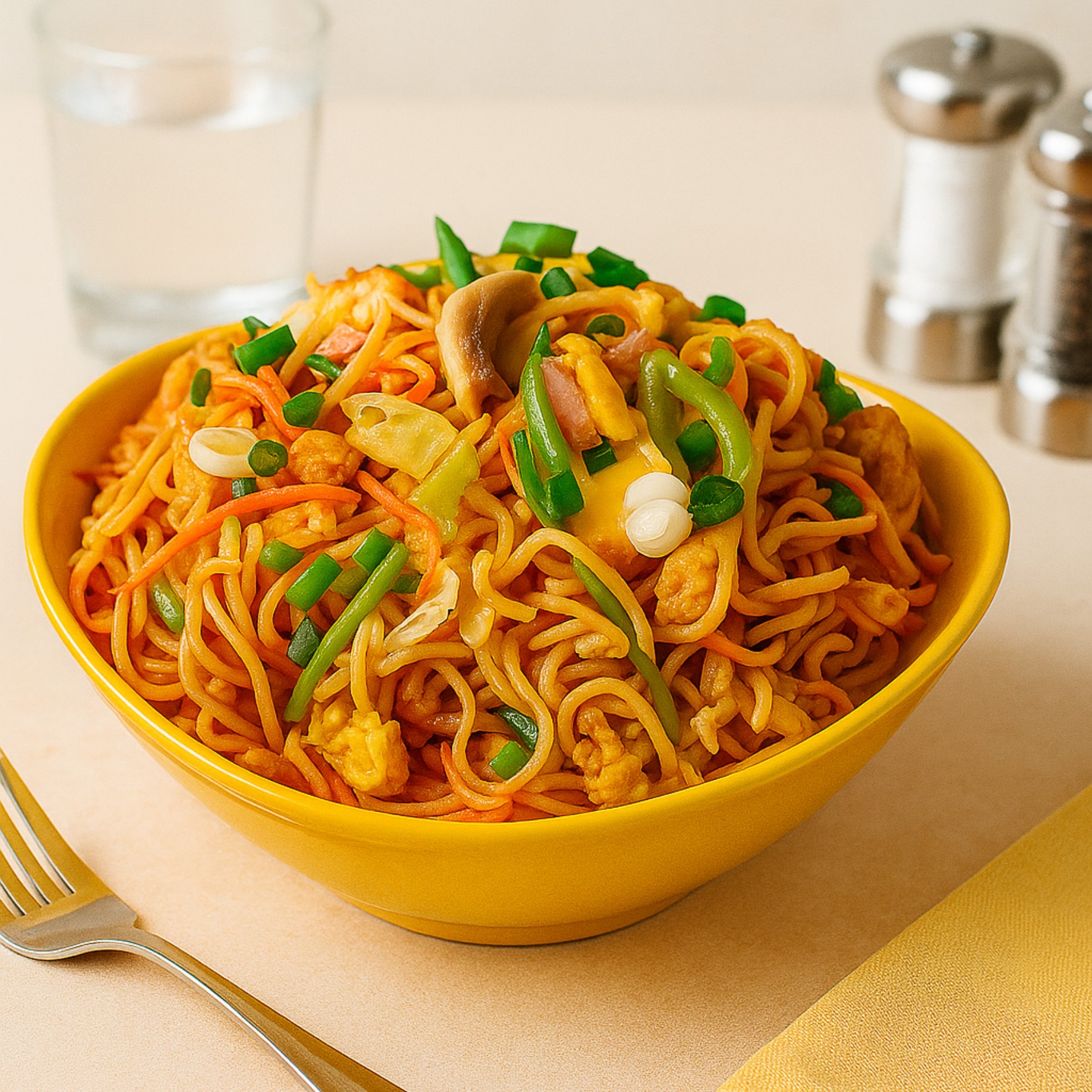 Schezwan Chicken Noodles
