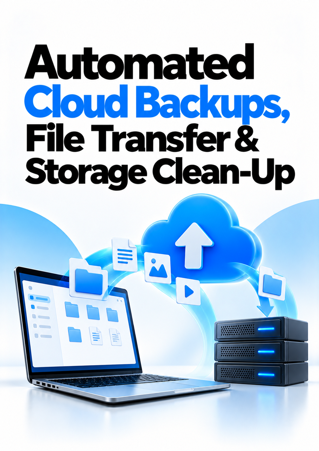 Automated Cloud Backups, File Transfer&Storage Clean-Up